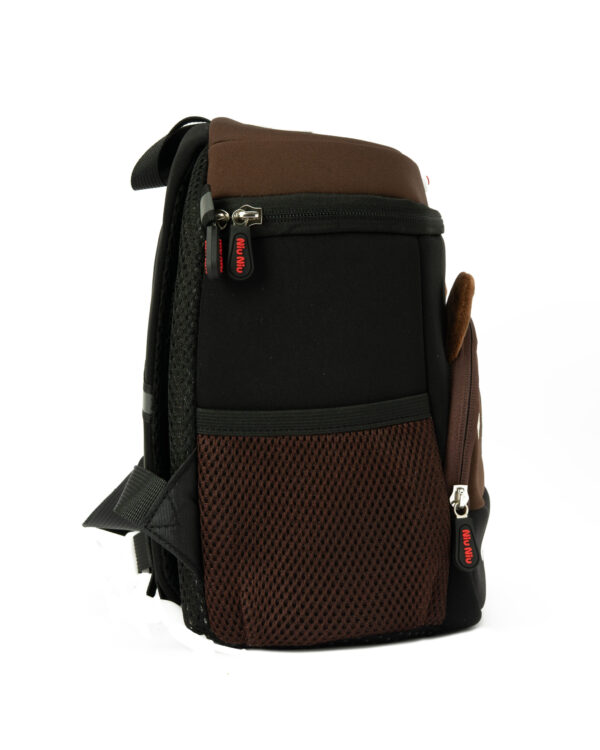 Urban Picks Cute Brown Bear Kids Backpack – Bag with High-Quality Zippers & Adjustable Straps (Brown, 28 X 24 X 14.5 cm) - Image 8