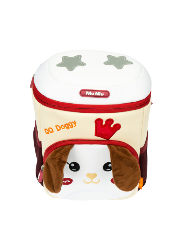 Urban Picks Cute Doggy Kids Backpack – Bag with High-Quality Zippers & Adjustable Straps (Pink, 28 X 24 X 15 cm) - Image 6